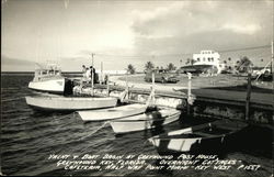 Yacht & Boat Basin at Greyhound Post House Greyhound Key, FL Postcard Postcard Postcard