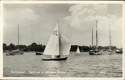 Warsash, Yachting on Hamble River England Postcard Postcard Postcard