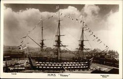 HMS "Victory" Postcard