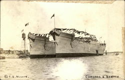 Ships Chibiabos & Beattie Postcard