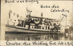 Partying on the "Arthur B. Cook" Postcard