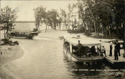 Steamers Entering Lake Sally Shoreham, MN Postcard Postcard Postcard