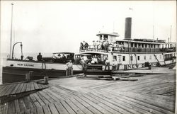 Steamer "New Daphne" Postcard