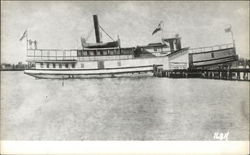 Steamer "West River" Postcard