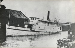 Steamer Harby Postcard