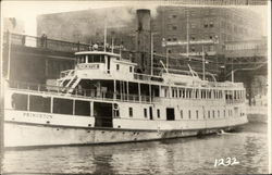 Steamboat "Princeton," Wilson Line Steamers Postcard Postcard Postcard