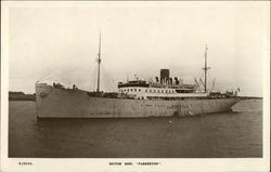 Motor Ship "Parkeston" Boats, Ships Postcard Postcard Postcard