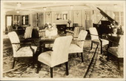 T.S.S. "Prince Robert" - Lounge Steamers Postcard Postcard Postcard