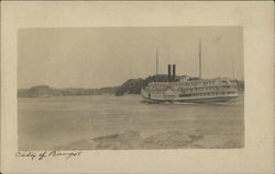 Steamer "City of Bangor" Postcard