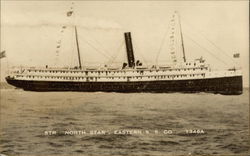 Steamer "North Star", Eastern SS Co. Steamers Postcard Postcard Postcard