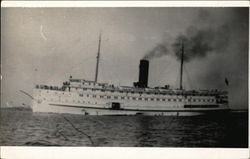 Steamer "Gov. Cobb" Postcard