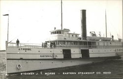 Steamer "J.T. Morse", Eastern Steamship Company Steamers Postcard Postcard Postcard