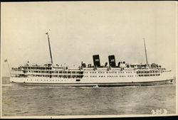 Steamer "Boston" Postcard