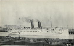 Steamer "Harvard" Postcard