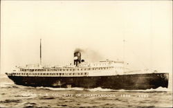 Ocean S. S. Co. City of Chattanooga 1939 Steamers Postcard Postcard Postcard