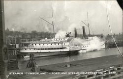 Steamer "Cumberland", Portland Steamship Packet Co. Steamers Postcard Postcard Postcard