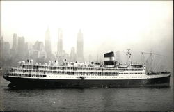 Steamer Puerto Rico (Bull) Postcard