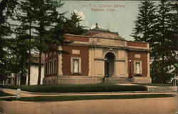 The E.C. Scranton Library Madison, CT Postcard Postcard Postcard