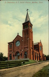 St. Stanislaus R.C. Church Polish Church Meriden, CT Postcard Postcard Postcard