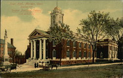 Town Hall, Erected 1907 Meriden, CT Postcard Postcard Postcard