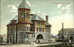 High School Building Meriden, CT Postcard Postcard Postcard