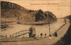 Lake Merrimere (Reservoir) Meriden, CT Postcard Postcard Postcard