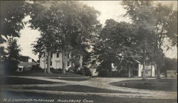 M.E. Church and Parsonage Middlebury, CT Postcard Postcard Postcard