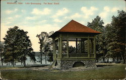 Lake Quassapaug - The Bandstand Postcard