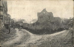 Broadway, Walnut Beach Postcard