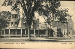 Academy Our Lady of Mercy Milford, CT Postcard Postcard Postcard