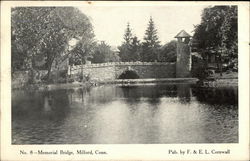 No. 8 - Memorial Bridge Milford, CT Postcard Postcard Postcard