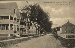 Broadway, Walnut Beach Milford, CT Postcard Postcard Postcard