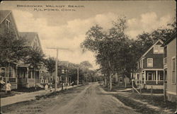 Broadway, Walnut Beach Postcard