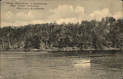 The River Landing, Mt. Tom Camp Postcard