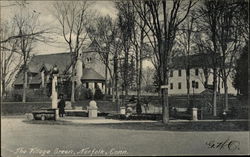 The Village Green Norfolk, CT Postcard Postcard Postcard