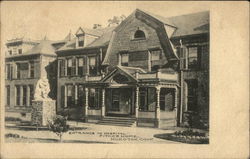 Entrance to Hospital at Fitch's Home Postcard