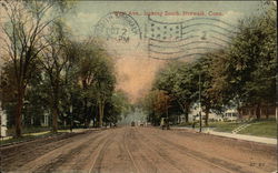 West Avenue, looking South Norwalk, CT Postcard Postcard Postcard