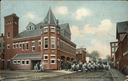 Central Fire Station Norwich, CT Postcard Postcard Postcard