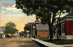 West Main Street, looking East Postcard