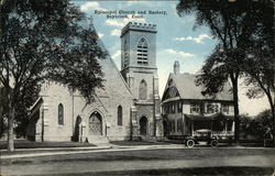 Episcopal Church and Rectory Old Saybrook, CT Postcard Postcard Postcard