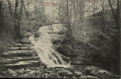 Scenic View of Sharon Falls Postcard