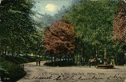 Fountain in River View Park Shelton, CT Postcard Postcard Postcard