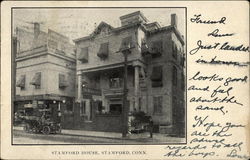 Street View of Stamford House Postcard