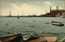 View up Harbour Postcard