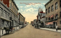 Water Street from Main, looking West Torrington, CT Postcard Postcard Postcard