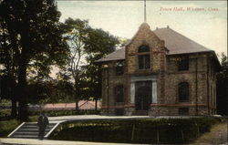 Town Hall Building Westport, CT Postcard Postcard Postcard