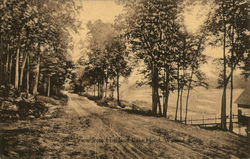 View from Highland Lake Hotel Winsted, CT Postcard Postcard Postcard