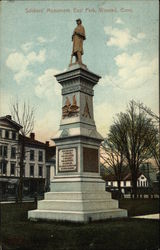 Soldiers' Monument, East Park Postcard