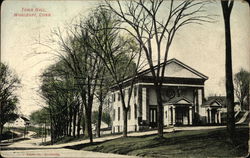 View of Town Hall Woodbury, CT Postcard Postcard Postcard