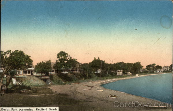 Redfield Beach Beach Park, CT Postcard